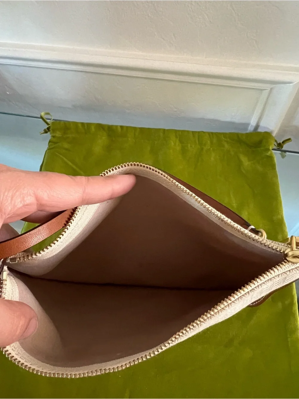 Tory Burch Blake Canvas Pouch